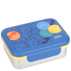 Lässig Lunchbox RVS SmileyWorld® Electric Blue
