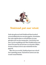 Stinkhond gaat naar school