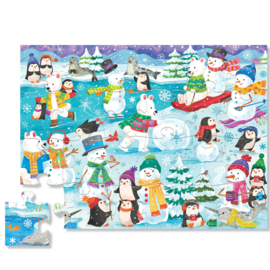Crocodile Creek Vloerpuzzel Snow Day! - 24 stukjes