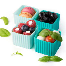 Lekkabox® Bento Vierkante Cups Ocean