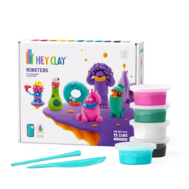 Hey Clay Boetseerklei Monsters - 6 figuren