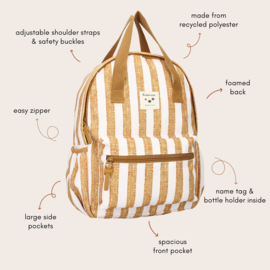 Kidzroom Rugzak Stripe Frenzy Brown
