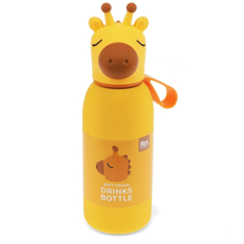 Rex London Drinkfles Met Dierenkop 350 ml Giraffe