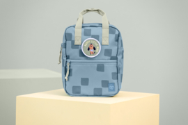 Lässig Mini Square Rugzak Pattern Party Blue