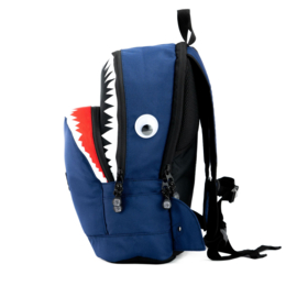 Pick & Pack Rugzak Shark Shape Navy M