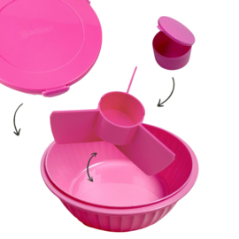 Yumbox Poke Bowl 3 vakken - Guava Pink