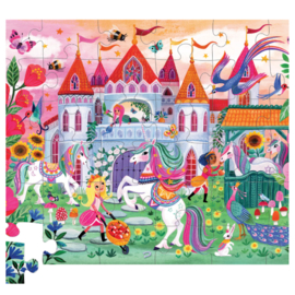 Crocodile Creek Vloerpuzzel Unicorn Castle - 36 stukjes