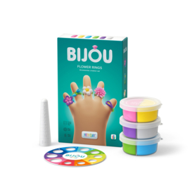 Hey Clay Boetseerklei Bijou Flower Rings