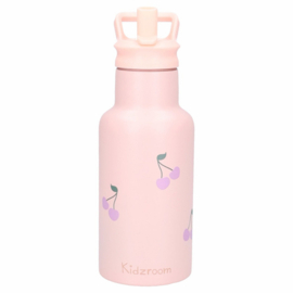 Kidzroom Drinkfles Nostalgia Pink RVS