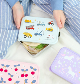 A Little Lovely Company RVS Lunchbox Voertuigen