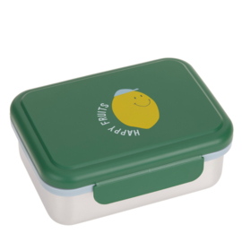 Lässig Lunchbox RVS Happy Fruits Lemon