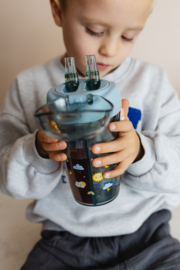 Petit Monkey Drinkfles Sparkling Sky