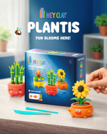 Hey Clay Boetseerklei Plant Friends - 3 figuren