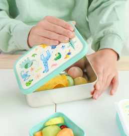 A Little Lovely Company RVS Lunchbox Jungle