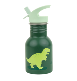 A Little Lovely Company Kleine RVS Drinkfles Dinosaurus