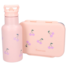 Kidzroom Lunchbox RVS Nostalgia Pink