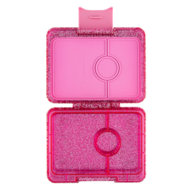 Yumbox Snack 3 vakken Sparkle Pink Glitter - Pink Clear