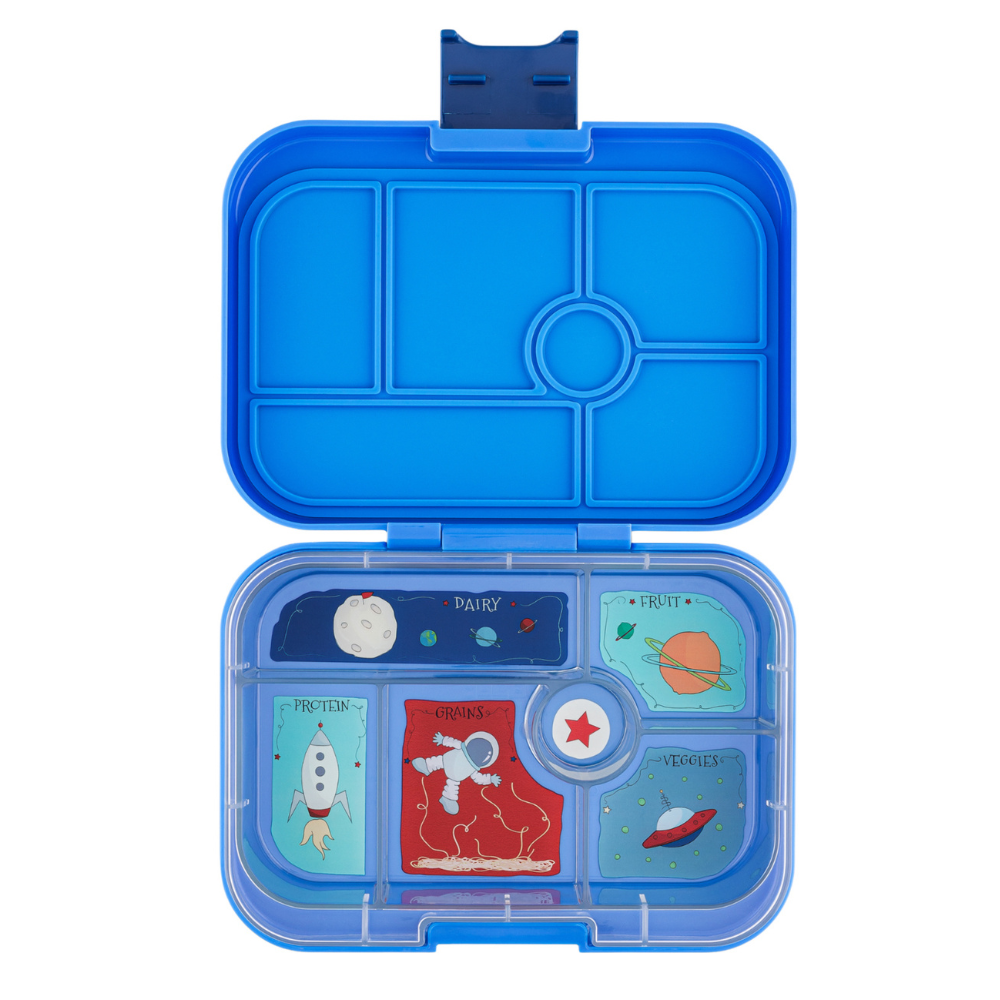 Yumbox Original 6 vakken Surf Blue - Rocket