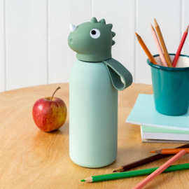 Rex London Drinkfles Met Dierenkop 350 ml Dinosaurus