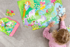 Crocodile Creek Vloerpuzzel Magical Friends - 36 stukjes