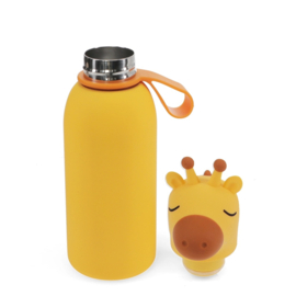 Rex London Drinkfles Met Dierenkop 350 ml Giraffe