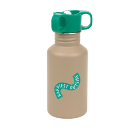 Lässig Drinkfles RVS Happy Trails Frog