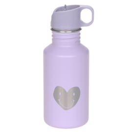 Lässig Drinkfles RVS Little Gang Heart Lilac