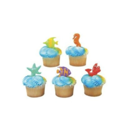 DecoPics® Bentoprikkers Zeedieren