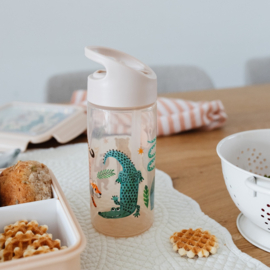 Petit Monkey Drinkfles Upside Down Animals