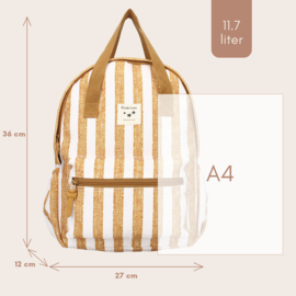Kidzroom Rugzak Stripe Frenzy Brown