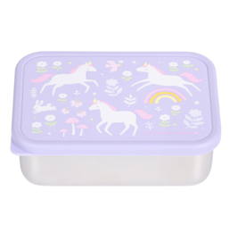 A Little Lovely Company RVS Lunchbox Unicorn Dreams