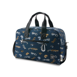 YLX Freek Vonk Blossom Duffel Bag Hagedissen Sailor Blue