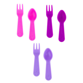 Lunch Punch Vork en Lepel Blush