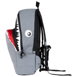 Pick & Pack Rugzak Shark Shape Visible Grey M