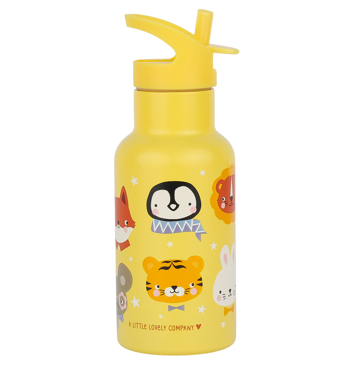 A Little Lovely Company Drinkfles Dierenvriendjes RVS