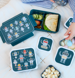 A Little Lovely Company Bento Lunchbox Robots