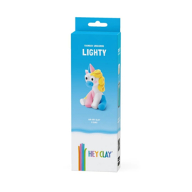 Hey Clay Boetseerklei Rainbow Unicorn Lighty