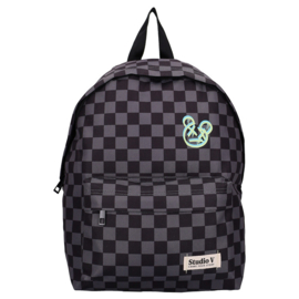Studio V Rugzak Double Check Black