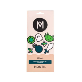 MontiiCo Waterproof Stickerset Game On