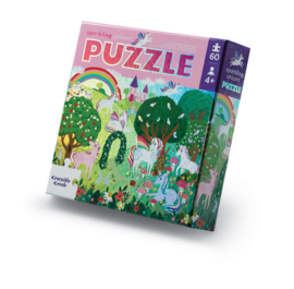 Crocodile Creek Foliepuzzel Sparkling Unicorn - 60 stukjes