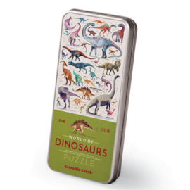 Crocodile Creek Puzzel World of Dinosaurs - 150 stukjes