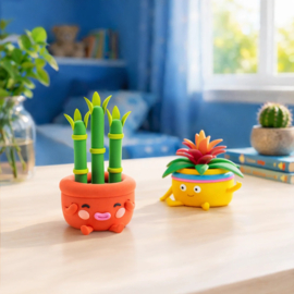 Hey Clay Boetseerklei Plant Friends - 3 figuren