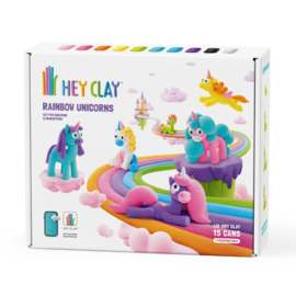 Hey Clay Boetseerklei Unicorns - 6 figuren