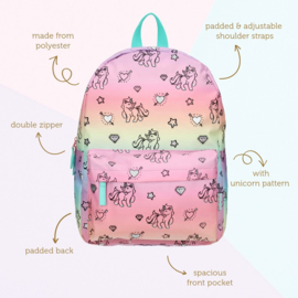 Milky Kiss Rugzak Rainbows And Unicorns