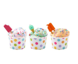 DecoPics® Bentoprikkers IJsjes
