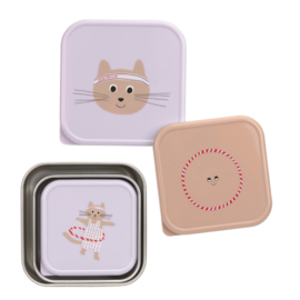 Lässig Snackboxen RVS Tiny Team Cat