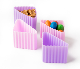 Lekkabox® Bento Triangle Cups Roze/Lila