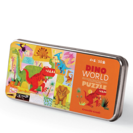 Crocodile Creek Puzzel Dino World - 50 stukjes