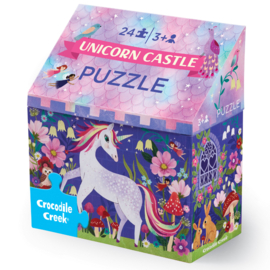 Crocodile Creek Puzzel Unicorn Castle - 24 stukjes