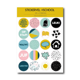 Studio Ins & Outs Stickervel Back to School